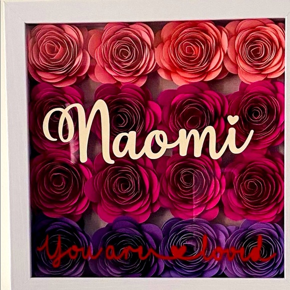 Beautiful Roses Shadow box - Picture 3 of 4